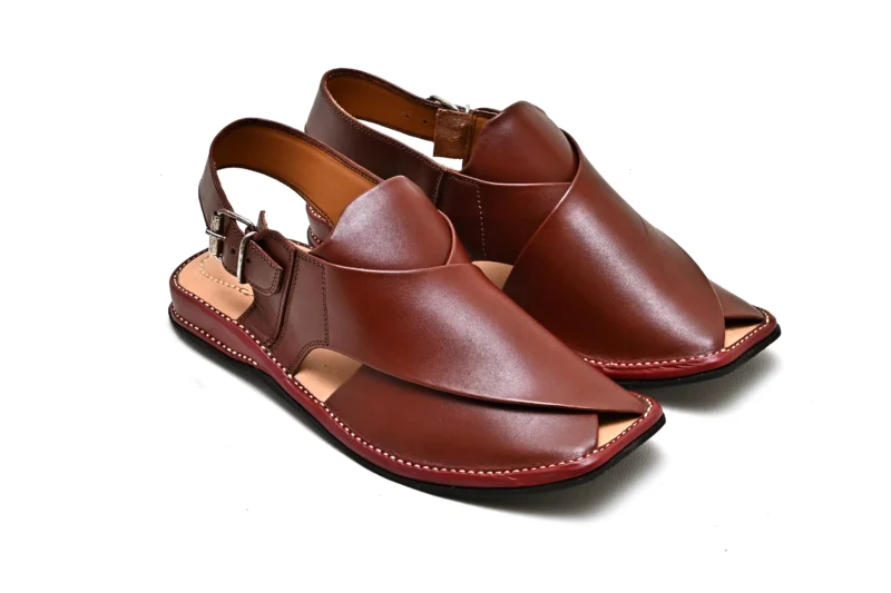 Premium Maroon Chappal - 945 - Image 3