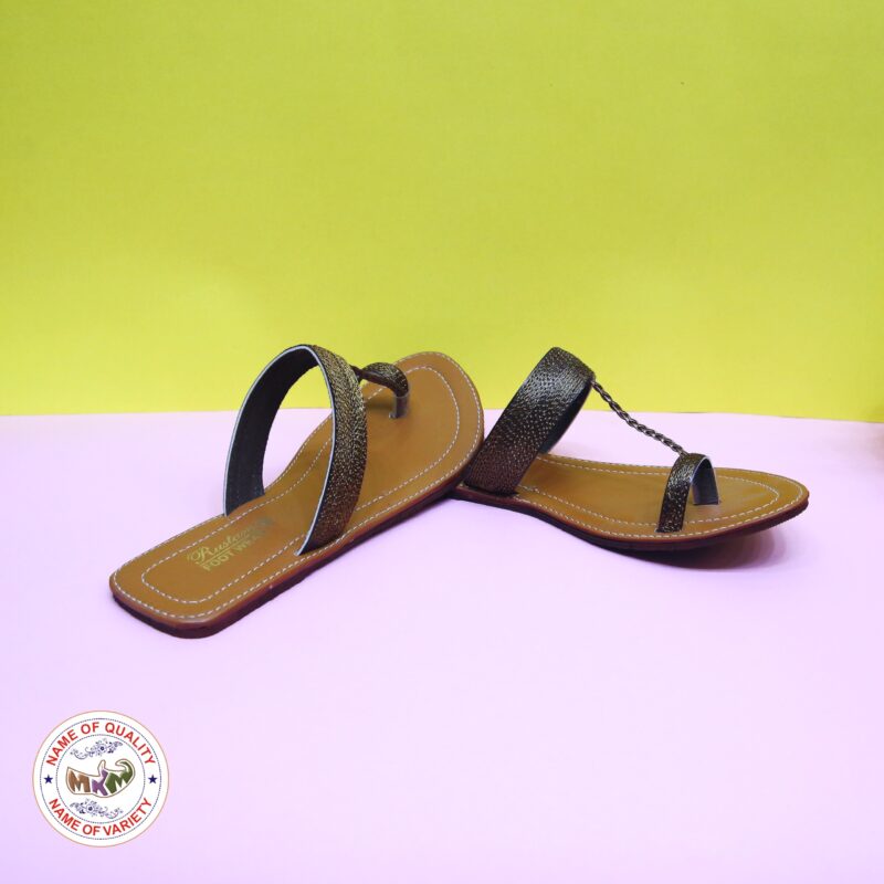 KolaPuri Plain Golden Tilla - Image 3